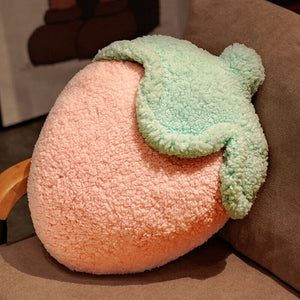 Fluffy Pastel Fruit Veg Plushie Collection-Enchanted peach