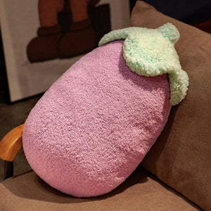 Fluffy Pastel Fruit Veg Plushie Collection-Enchanted peach