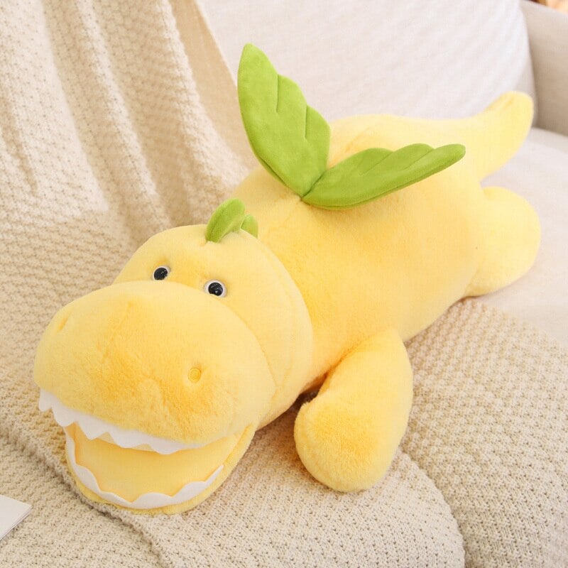 Flying Fluffy Dragon Plush Stuffed Toy-Enchanted peach