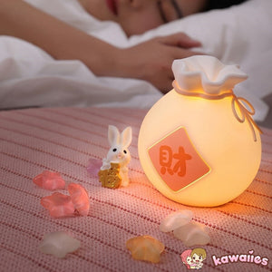 Fortune Lucky Fruit LED Night Light Collection-Enchanted peach