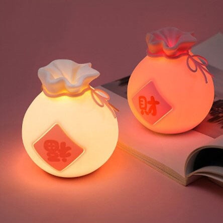 Fortune Lucky Fruit LED Night Light Collection-Enchanted peach