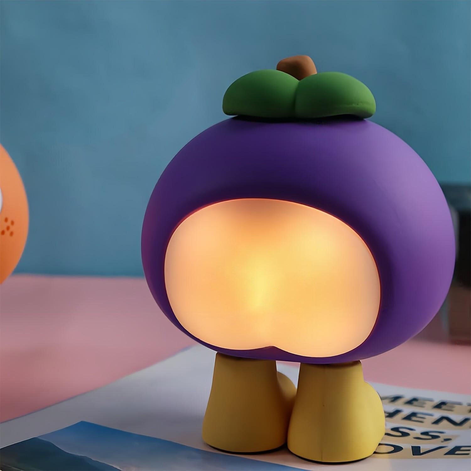 Fortune Lucky Fruit LED Night Light Collection-Enchanted peach