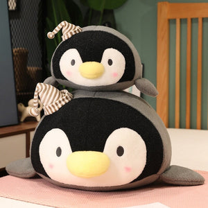 Freckles the Kawaii Fluffy Penguin Plushies-Enchanted peach