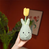 Friendly Cuddly Tulip 22cm Flower Pot Plushie Collection-Enchanted peach