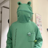 Frog Hood Hoodie *EXCLUSIVE*-Enchanted peach