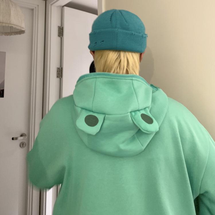 Frog Hood Hoodie *EXCLUSIVE*-Enchanted peach