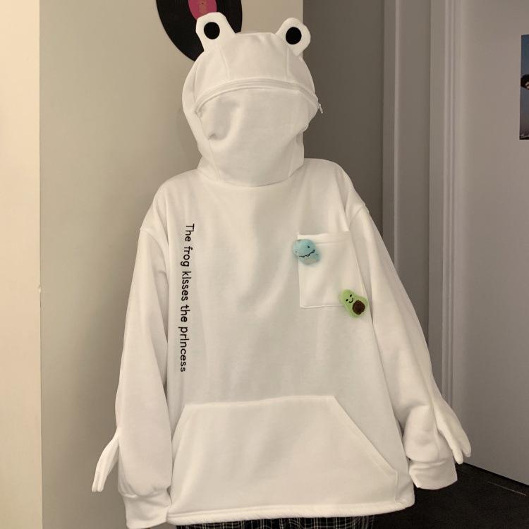 Frog Hood Hoodie *EXCLUSIVE*-Enchanted peach