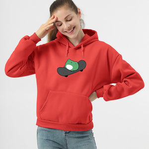 Frog on Skateboard Unisex Hoodies - Limited Stock-Enchanted peach