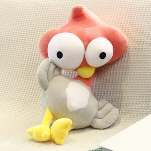 Funny Shocked Giant Ostrich Plushies-Enchanted peach