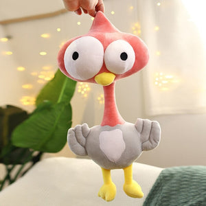 Funny Shocked Giant Ostrich Plushies-Enchanted peach