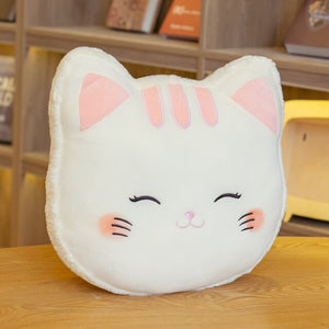 Furry Macaron Animal Pillow-Enchanted peach