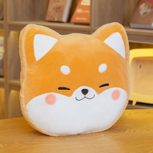 Furry Macaron Animal Pillow-Enchanted peach