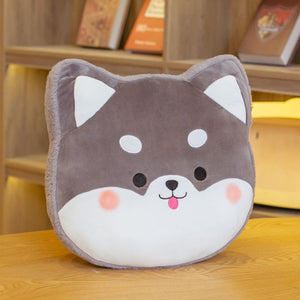 Furry Macaron Animal Pillow-Enchanted peach