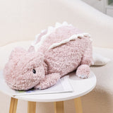 Fuzzy Cute Pink Red Lizard Plushies-Enchanted peach