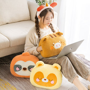 Fuzzy Forest Buddy Handwarmer Plushie Collection | Limited Stock-Enchanted peach