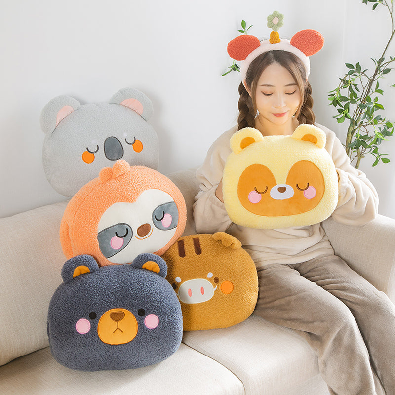 Fuzzy Forest Buddy Handwarmer Plushie Collection | Limited Stock-Enchanted peach