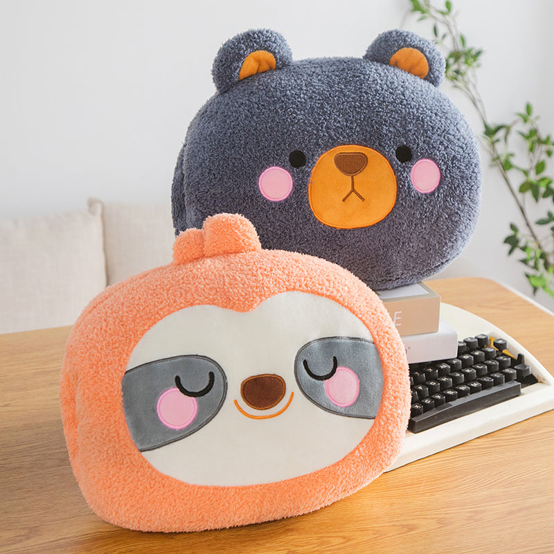 Fuzzy Forest Buddy Handwarmer Plushie Collection | Limited Stock-Enchanted peach