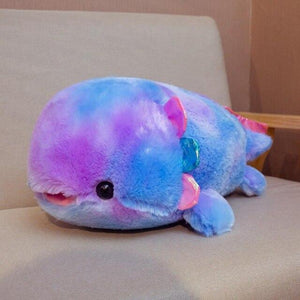 Fuzzy Galaxy Axolotl-Enchanted peach