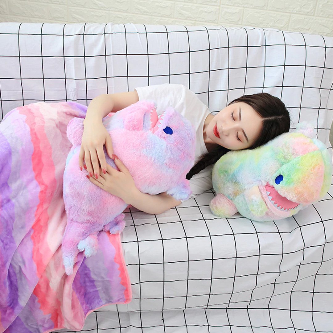 Fuzzy Galaxy Rex Plushie-Enchanted peach