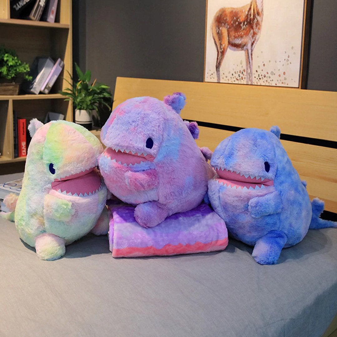 Fuzzy Galaxy Rex Plushie-Enchanted peach