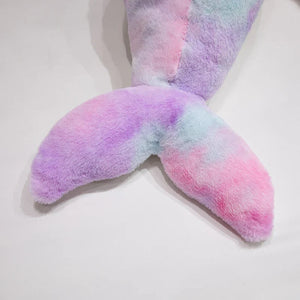 Galaxy Rainbow Dolphin Plushies-Enchanted peach