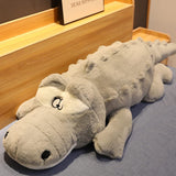 Giant Crocodile Companion Plush-Enchanted peach