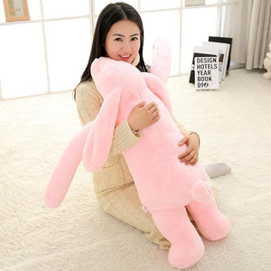 Giant Fluffy Bunny-Enchanted peach