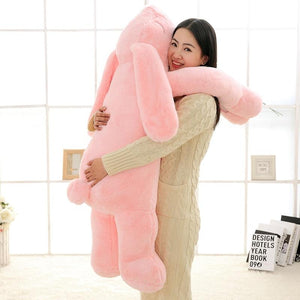 Giant Fluffy Bunny-Enchanted peach