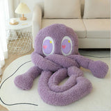 Giant Fuzzy 4-Legged Octopus Plushie-Enchanted peach