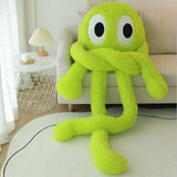 Giant Fuzzy 4-Legged Octopus Plushie-Enchanted peach