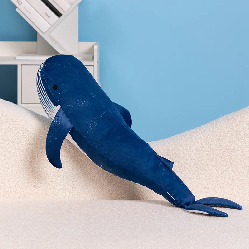 Giant Starry Humpback Whale Plushie-Enchanted peach