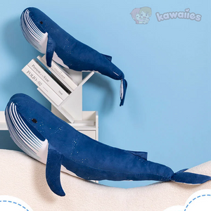 Giant Starry Humpback Whale Plushie-Enchanted peach