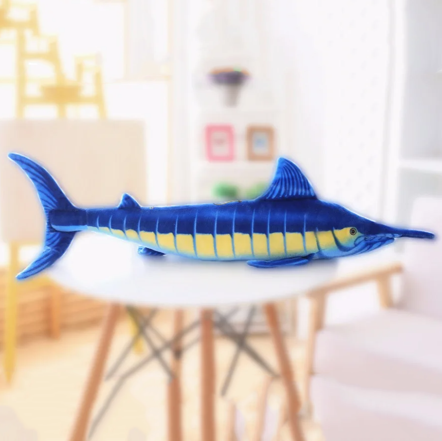 Giant Yellowfin Tuna Plushies-Enchanted peach