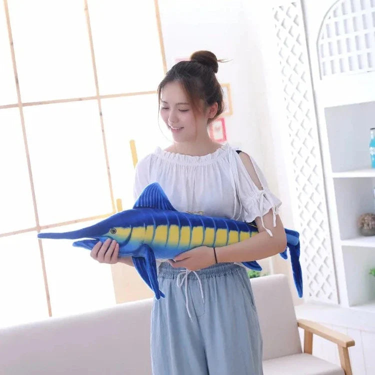 Giant Yellowfin Tuna Plushies-Enchanted peach