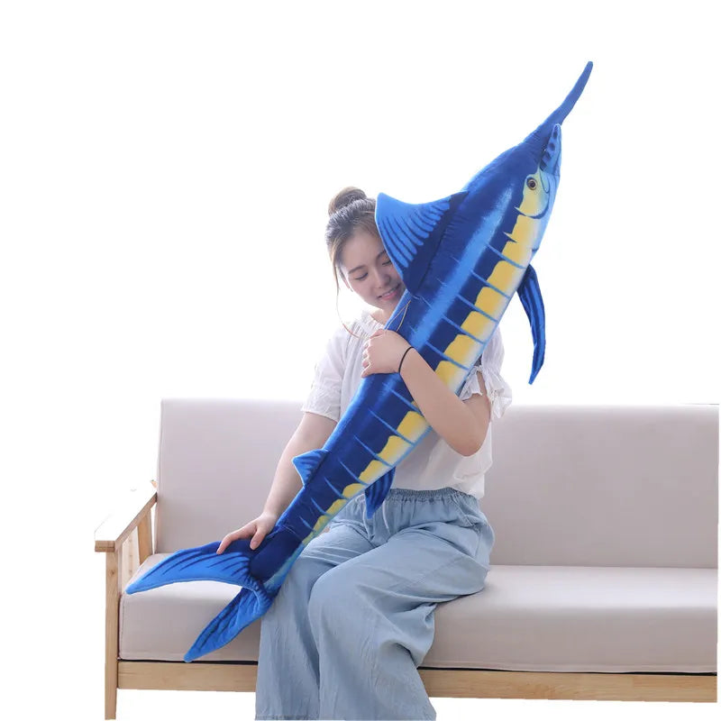 Giant Yellowfin Tuna Plushies-Enchanted peach