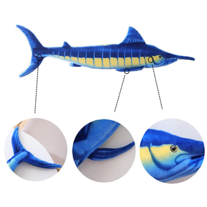 Giant Yellowfin Tuna Plushies-Enchanted peach