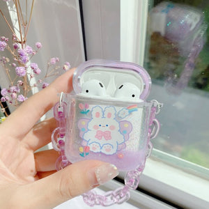 Glitter Fairies Airpods Case (1&2&Pro)-Enchanted peach