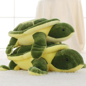 Green Chonky Kawaii Sea Turtle Plushie-Enchanted peach