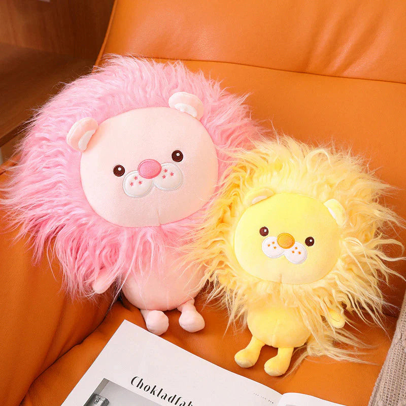 Hairy Little Lion Pride Plush-Enchanted peach