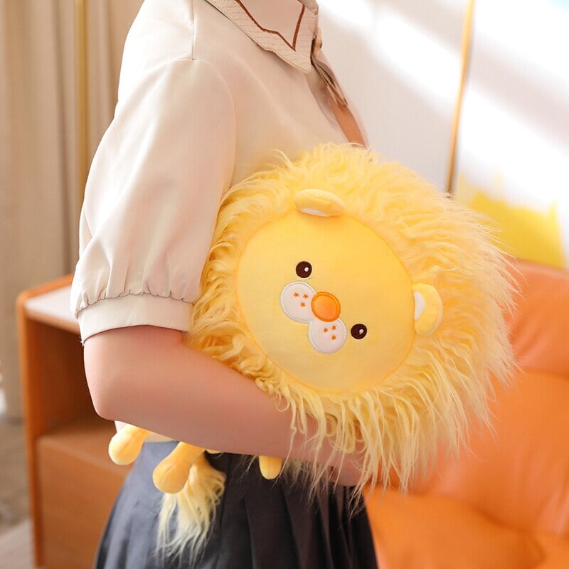 Hairy Little Lion Pride Plush-Enchanted peach