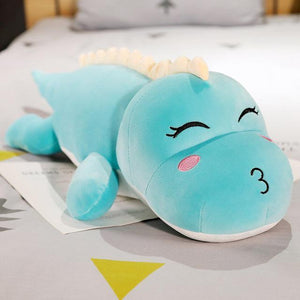 Haku The Dinosaur Plushie-Enchanted peach