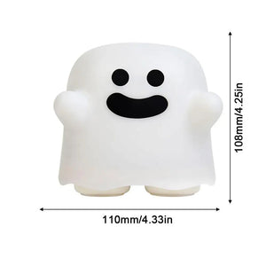 Happy Ghost LED Night Light-Enchanted peach