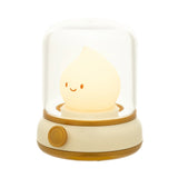 Happy Glowing Candle Flame LED Night Light-Enchanted peach