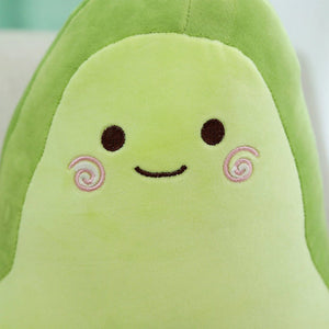 Happy Green Avocado Plushie-Enchanted peach