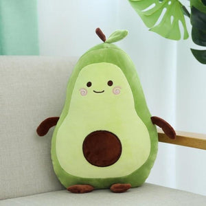 Happy Green Avocado Plushie-Enchanted peach