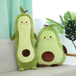 Happy Green Avocado Plushie-Enchanted peach