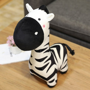 Hiroto the Zebra Plushie-Enchanted peach