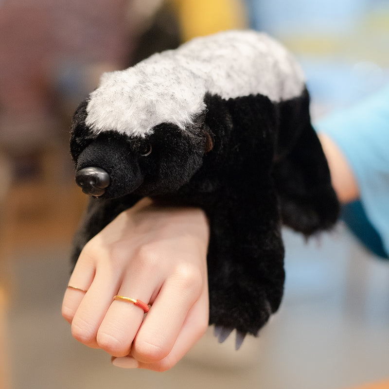 Honey Badger Plushie-Enchanted peach