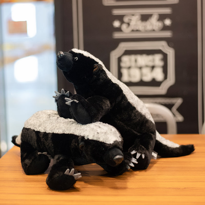 Honey Badger Plushie-Enchanted peach