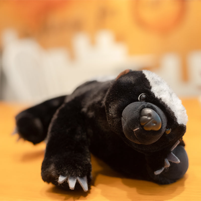 Honey Badger Plushie-Enchanted peach